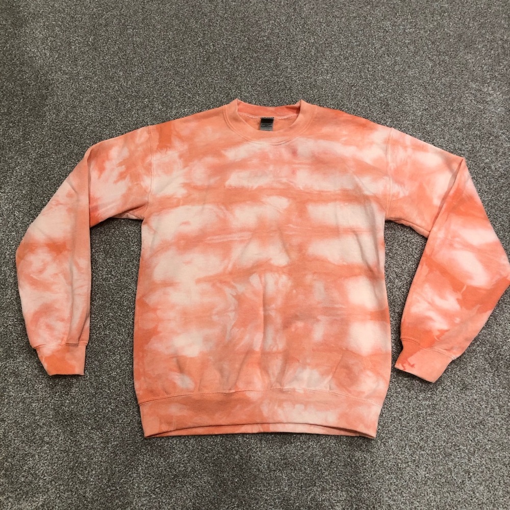Orange tie dye oversized sweatsuit - Picture 2 of 6